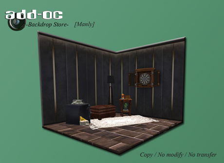 Second Life Marketplace - add-oc [Manly ] Backdrop